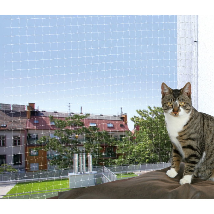 Trixie Filet de protection pour chat transparent 4 x 3 m