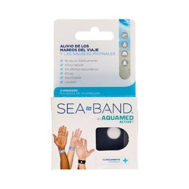 SEA BAND Aquamed Bracelet Anti-Mal de Mer pour Adultes, Pack de 2