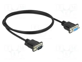 DELOCK Câble série D-Sub 9-pin vers D-Sub 9-pin 1m
