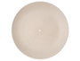 Vessia Assiette Plate 27 cm Gris Céramique avec Gravure (Set de 12)