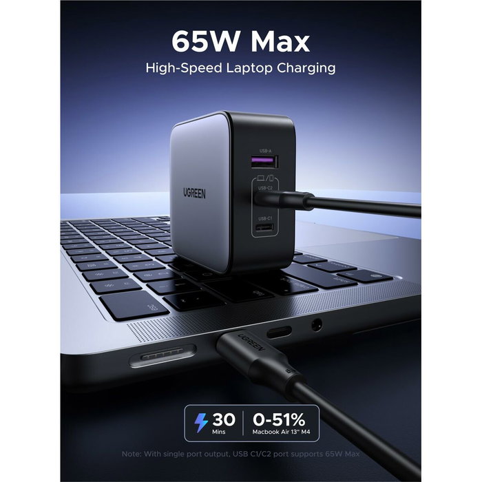 Ugreen Câble USB vers Lightning 90409 Gris