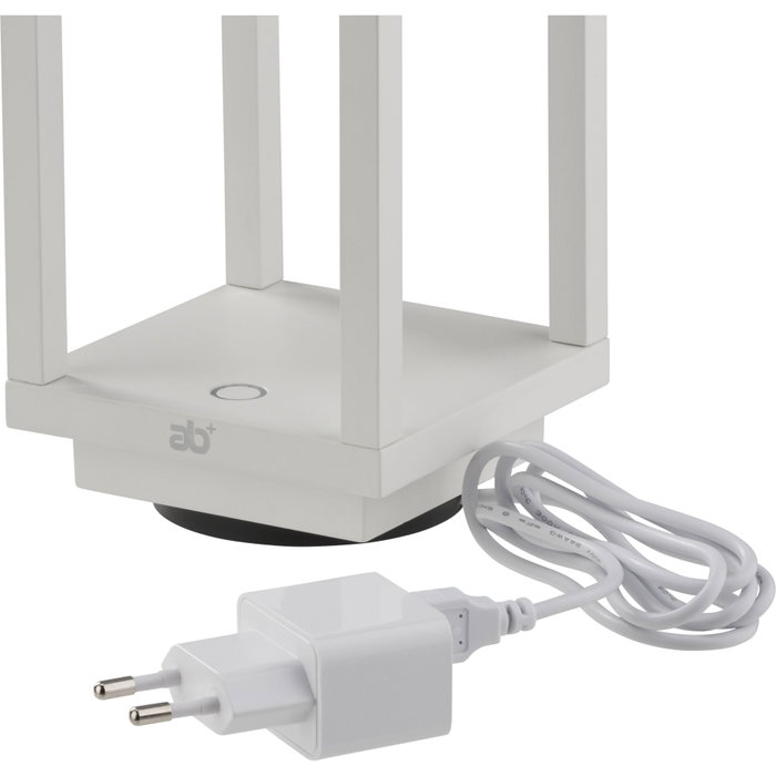 ab+ Resort Lampe de table mobile blanche