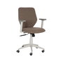Chaise de Bureau Blanc Taupe 63 x 59 x 94,5 cm