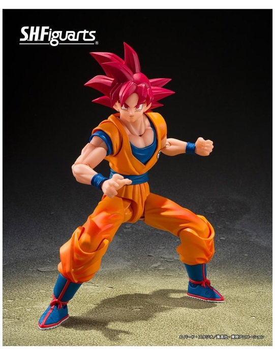 Bandai Tamashii Nations S.H.Figuarts Super Saiyan God Son Goku (God Aura) - 15 cm Bandai Tamashii Nations S.H.Figuarts Super Saiyan God Son Goku (God Aura) - 15 cm