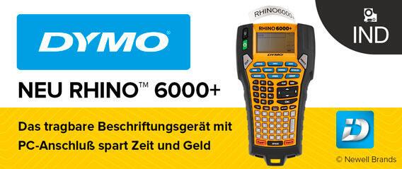 Dymo Rhino 6000+ Noir / Jaune