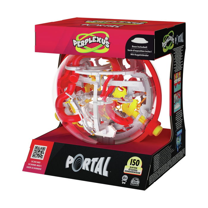 Spin Master Perplexus Portal Perplexus Jeu de Labyrinthe 3D avec 150 Défis, 50 Portails, 3 Boutons Extérieurs SPIN6064756