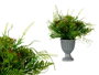 Ibergarden Copa plastique classique avec plantes vertes petite 34x39x34 cm (Set de 6)