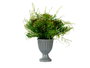 Ibergarden Copa plastique classique avec plantes vertes petite 34x39x34 cm (Set de 6)