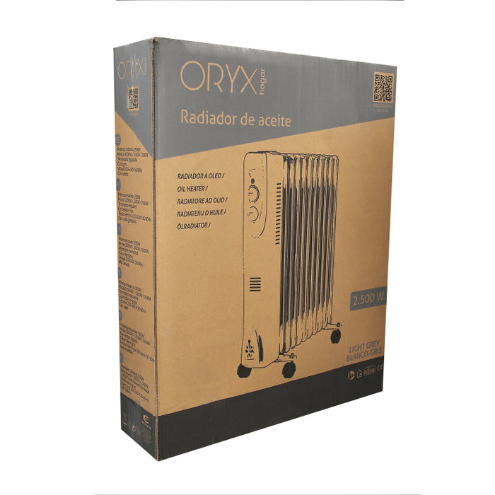 ORYX Radiateur à huile 2500W 11 Éléments