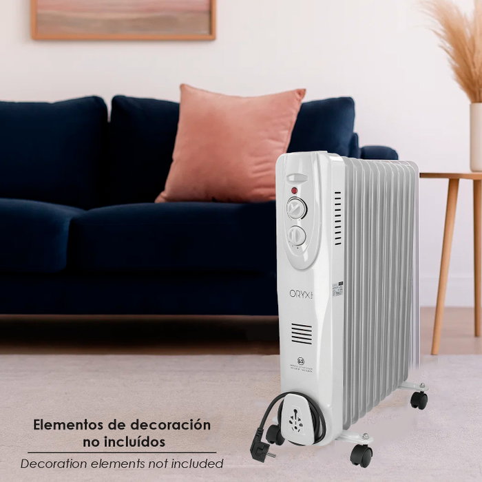 ORYX Radiateur à huile 2500W 11 Éléments