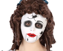Masque Poupée Tueuse Blanche pour Femme Adulte