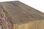GINER Y COLOMER - Buffet en bois de manguier récupéré naturel - 2 portes et 3 tiroirs - Dimensions 150 x 50 x 90 cm