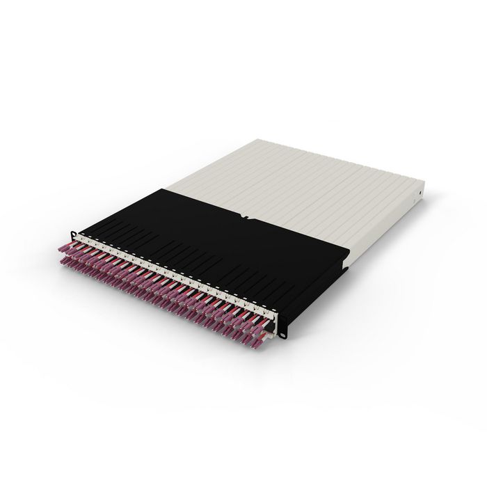 PATCHBOX patchbox.one Baie de brassage fibre optique 30RU avec 24 câbles rétractables OM4 et connecteurs LC-LC pour gestion de câbles réseau