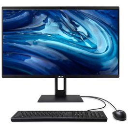 Acer Veriton All-in-One Ordinateur 23.8" Full HD Intel Core i5-12400 8 Go RAM SSD 512 Go Noir