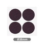 GSC Evolution Set de 4 feutres adhésifs ronds Ø38mm - Marron