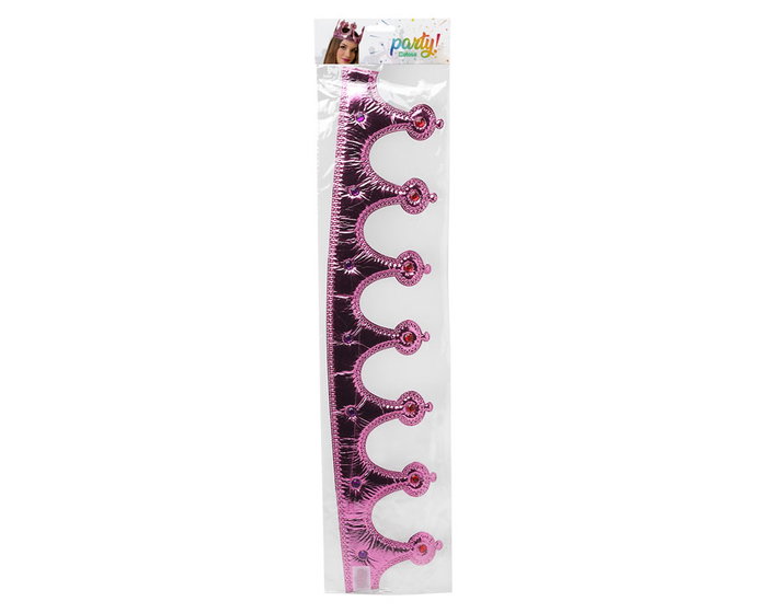 Couronne Rose Rey pour Femme avec Détails Fantaisie - Accessoire Déguisement Reine, Princesse, Carnaval et Fête Thématique