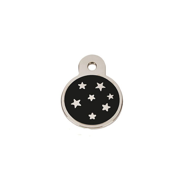 Plaque d'identification pour collier Imarc PetScribe Passion Noir Argent Plaque d'identification pour collier Imarc PetScribe Passion Noir Argent