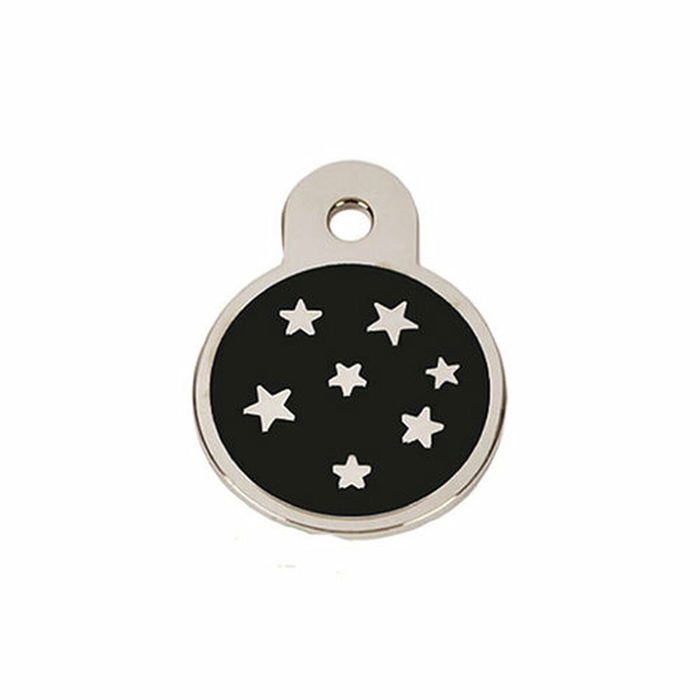 Plaque d'identification pour collier Imarc PetScribe Passion Noir Argent Plaque d'identification pour collier Imarc PetScribe Passion Noir Argent