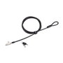 Kensington N17 Câble antivol à clé pour ordinateur portable et tablette Dell avec encoche de sécurité Wedge - Câble en acier carbone et serrure 5 mm anti-crochetage