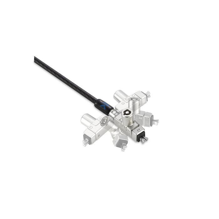 Kensington N17 Câble antivol à clé pour ordinateur portable et tablette Dell avec encoche de sécurité Wedge - Câble en acier carbone et serrure 5 mm anti-crochetage Kensington N17 Câble antivol à clé pour ordinateur portable et tablette Dell avec encoche de sécurité Wedge - Câble en acier carbone et serrure 5 mm anti-crochetage