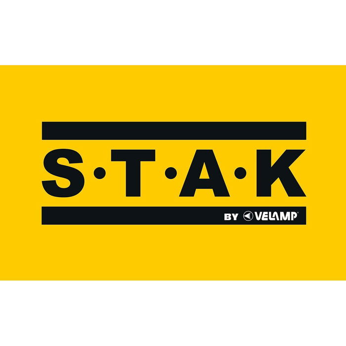 Bandes LED Stak 185 W 15 m Lumière LED 4000 K Noir Transparent