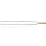 Forged Fourchette Barbecue Churrasco 60 cm en Acier Inoxydable SS430 avec Manche en Bois d'Olivier de style Brésilien