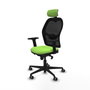 Piqueras y Crespo Chaise de Bureau avec Appui-tête Jorquera 2D036G2 Pistache