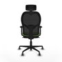 Piqueras y Crespo Chaise de Bureau avec Appui-tête Jorquera 2D036G2 Pistache