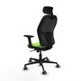 Piqueras y Crespo Chaise de Bureau avec Appui-tête Jorquera 2D036G2 Pistache