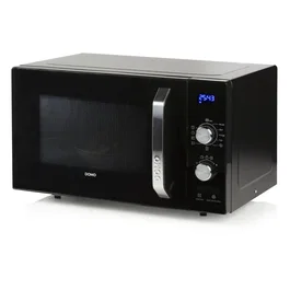 DOMO DO2924 Micro-ondes Monofonction Noir 23L, 800W, 5 niveaux de puissance, Dimensions : 48.5 x 40.8 x 29.3 cm