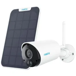 Reolink B320 Caméra extérieure Solaire 3 MP avec Vision Nocturne, Détection Intelligente et Compatible Alexa/Google Assistant - Blanc