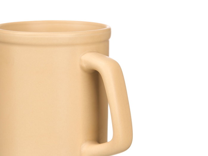 Vessia Jarra en Céramique Assortiment Couleurs Neutres Beige Blanc Gris Noir 550 ml 13x12x9 cm (Set de 24)