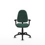 PIQUERAS Y CRESPO Chaise de bureau Algarra, vert bouteille, accoudoirs 2D