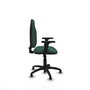 PIQUERAS Y CRESPO Chaise de bureau Algarra, vert bouteille, accoudoirs 2D