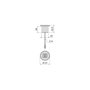 Emuca Kit de connecteurs de charge USB Plugy, 2 ports USB Type A, Gris métallisé