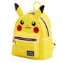 LOUNGEFLY Sac à dos Pokémon Pikachu 26 cm en similicuir vegan avec broderies, paillettes et poches