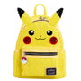 LOUNGEFLY Sac à dos Pokémon Pikachu 26 cm en similicuir vegan avec broderies, paillettes et poches