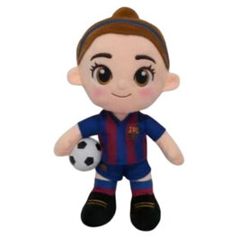 FC BARCELONA Peluche Joueuse de Basket-ball 36cm