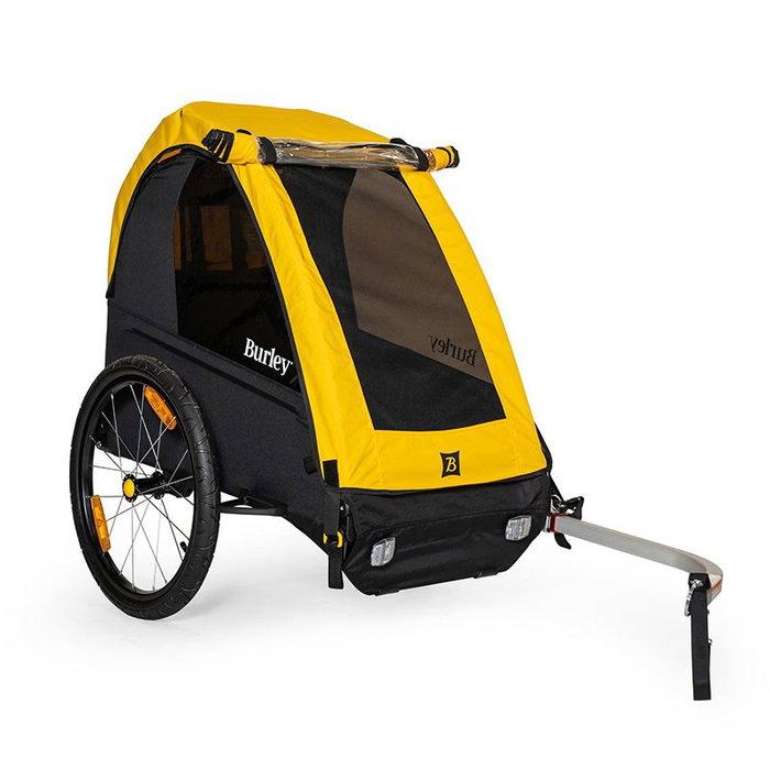 Burley Bee remorque pour enfant monoplace jaune Burley Bee remorque pour enfant monoplace jaune