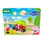Brio BRIO World 36123 - Circuit de Train en Bois Peppa Pig Complet 18 Pièces avec Figurines Peppa et George - Jouet dès 3 ans