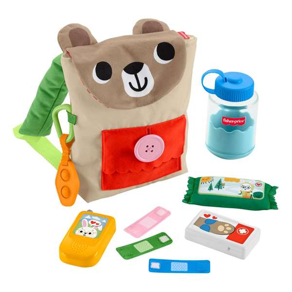 Fisher-Price Busy Bea - Mochila Bosque de la Amistad - Sac à dos enfant - 28x8x29 cm - Dès 18 mois Fisher-Price Busy Bea - Mochila Bosque de la Amistad - Sac à dos enfant - 28x8x29 cm - Dès 18 mois