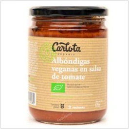 CARLOTA ORGANIC ALBONDIGAS en salsa de tomate 425gr ECO VEGAN