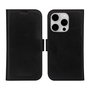 dbramante1928 Étui portefeuille Lynge pour iPhone 15 Pro Max avec support amovible - Noir - Protection RFID, cuir pleine fleur, recharge sans fil