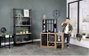 Smoby Cuisine Loft avec 32 accessoires, design industriel
