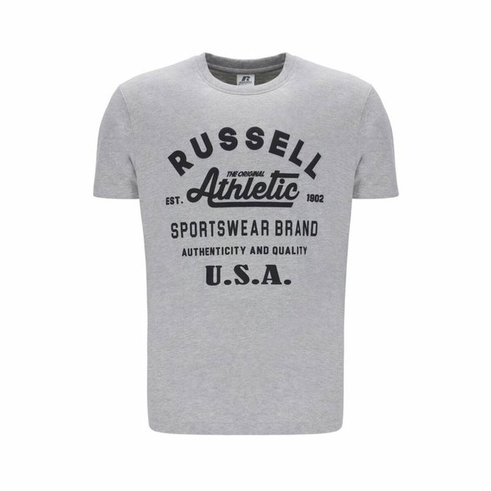 T-shirt à manches courtes homme Russell Athletic AMT A40231 Gris T-shirt à manches courtes homme Russell Athletic AMT A40231 Gris