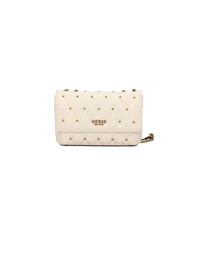 Guess Triana Sac bandoulière en textile Ivoire HWQS8553210