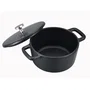 Baumalu Cocotte Ronde Mini 14 en Fonte avec Couvercle
