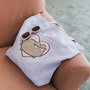 ERIK Sac shopping premium Moments Pusheen, avec fermeture à zip et poche extérieure, 100% coton, Dimensions 35x40x10 cm