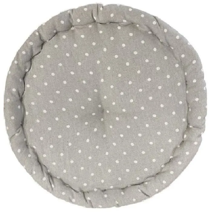 Today - Coussin de sol rond - Collection Charme - Imprimé Constance - Coton effet lin - 40 x 12 cm Today - Coussin de sol rond - Collection Charme - Imprimé Constance - Coton effet lin - 40 x 12 cm