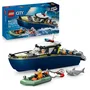LEGO City 60456 Set de Construction Bateau de Police et Canot de Course-Poursuite - Jouet pour Enfants Dès 6 Ans